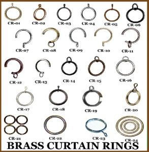 Brass Curtain Rings