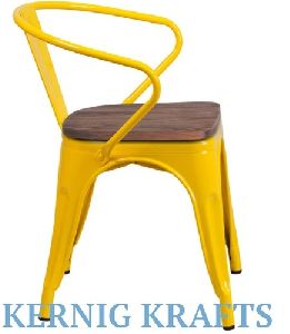 Kernig Krafts Metal Cafe Restaurant Patio Chair