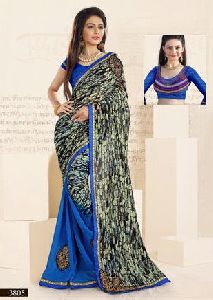 Patch Work Saree