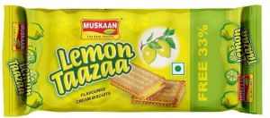 Lemon Flavoured Cream Biscuits