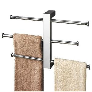 Silver Stainless Steel Towel Stands