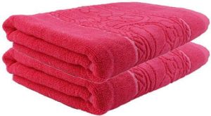 Cotton Pink Bath Towel