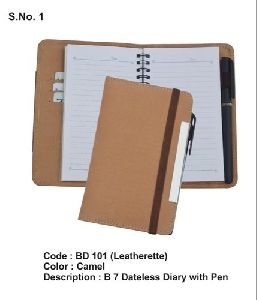 Single Line Leather Notebook
