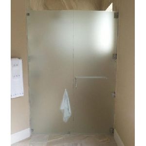 Aysha Acid Etched Glass Door