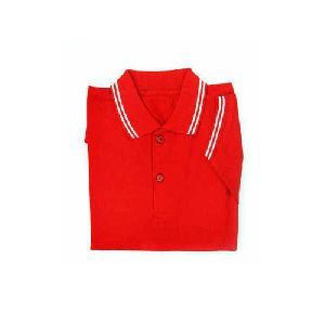 Red Cotton School Uniform T-Shirts