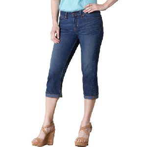 Ladies Denim Capri