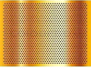 Brass perforated sheet