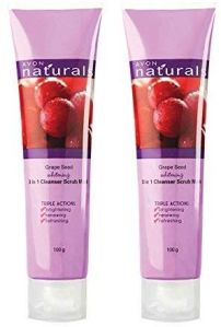 Avon Naturals Grape Seed Whitening Cleanser Scrub Mask