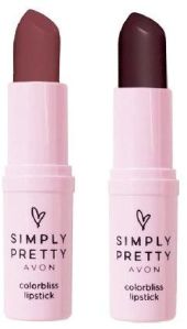 Malva Plum Avon Simply Pretty Colorbliss Matte Lipstick