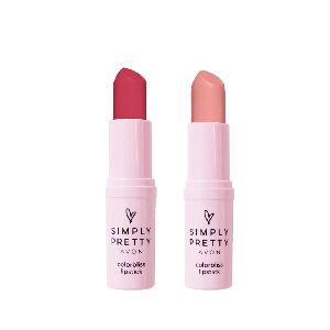 Pink Nude Classic Red Avon Simply Pretty Colorbliss Matte Lipstick
