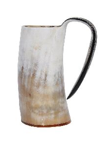 buffalo beer drinking stein horn mug