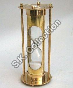 NAUTICAL Marine Navigation 5 Minutes BRASS SAND TIMER HOURGLASS DECOR 6