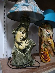 Decorative Clay Lamp