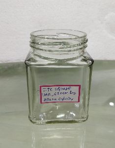 Square Glass Jar (200 ml)