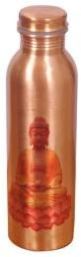 Buddha Printed Copper Bottle