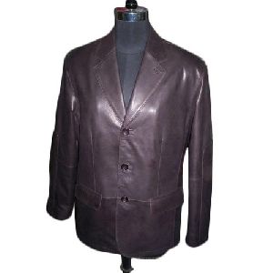 ladies designer leather coat