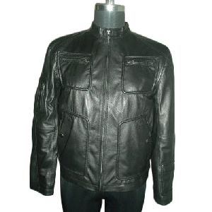 Mens Black Leather Jacket