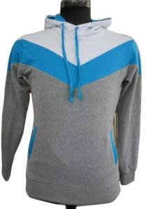 Mens Hooded Woolen Sweatshirt