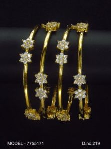 Brass American Diamond Bangles