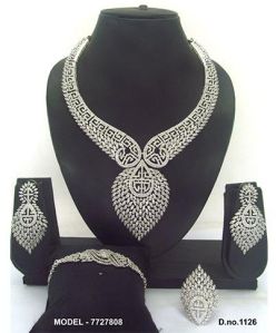 Engagement Party American Diamond Jewellery Set