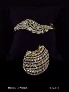 Fashionage American Diamond Earrings