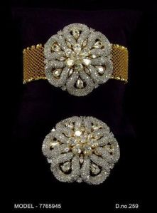Golden American Diamond Bracelet