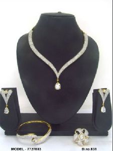Office Wear Diamond Jewellery Set