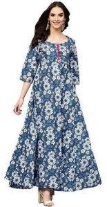 Ladies Cotton Anarkali Kurti