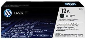 HP 12A Black LaserJet Toner Cartridge