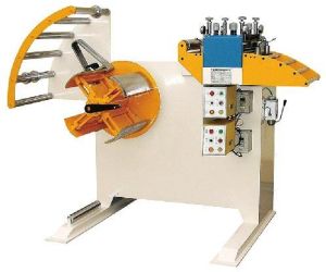 Automatic sheet metal uncoiling straightener machine