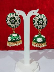 Meenakari Jhumka