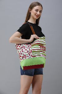 Cotton Canvas Designer Shopper Bag