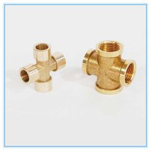 Brass 4 Way Connector