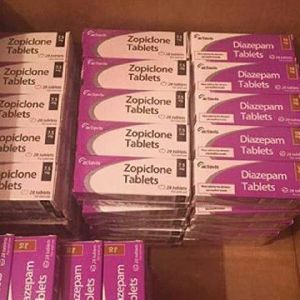 white Zopiclone Tablets