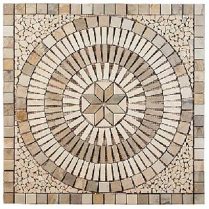 Elegant Yellow Stone Mosaic Tile