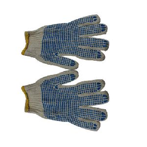 Woven Dotted Hand Gloves