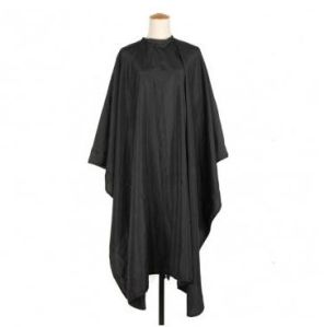 Black Plain Hair Cutting Cape