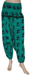 Cotton Hippie Elephant Print Pant