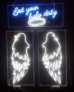 neon sign board