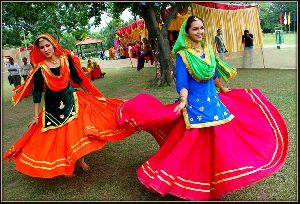 Punjabi  Giddha Dress