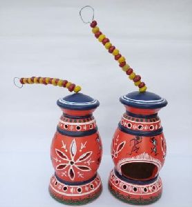 Warli Painted Lantern