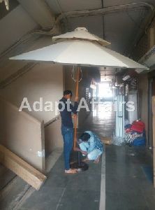 wooden patio umbrella