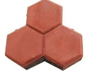 Trihex Shaped Interlocking Tiles