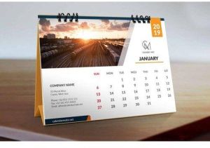 Printed Desk Calendar