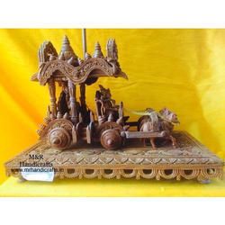 Sandalwood Arjun Rath Handicraft