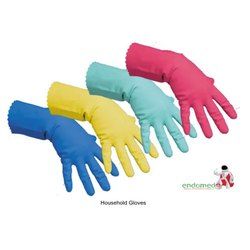 Plain Rubber Household Gloves