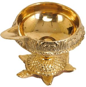 brass decorative diya