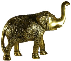 Brass Elephant Statue