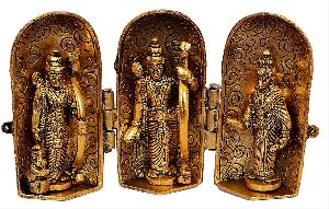 Brass Ram Darbar Statue