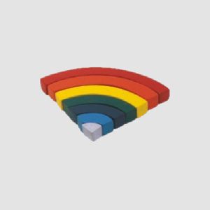 Plastic Rainbow Colors Set